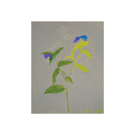 Paint the Blue Flowers